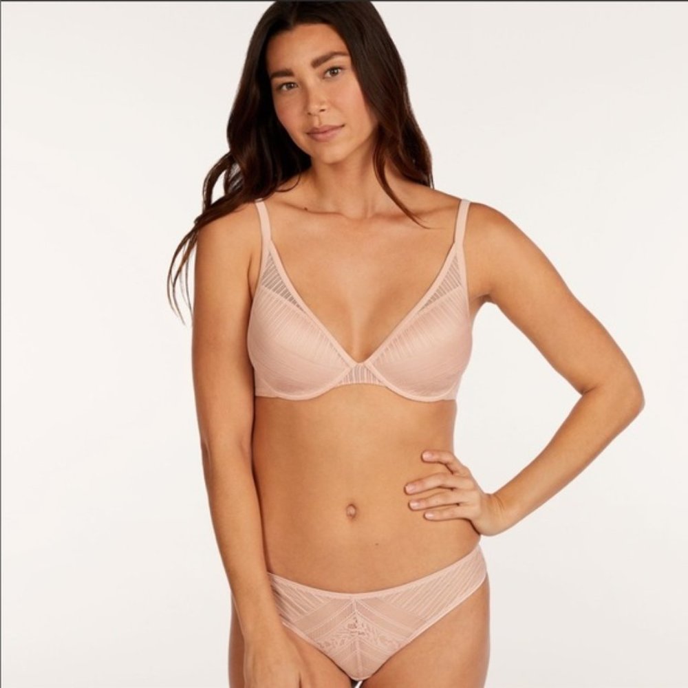 ThirdLove Everyday Lace Plunge Bra 34E